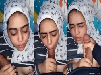 Sembur sperma ke muka cewek nakal cantik